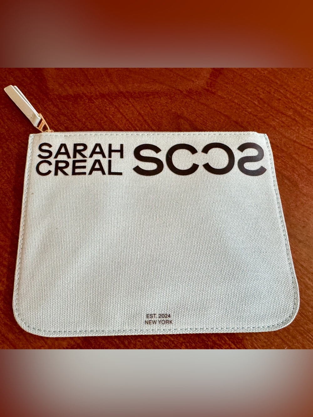 Sarah Creal Makeup Bag Cosmetic Bag **NEW**